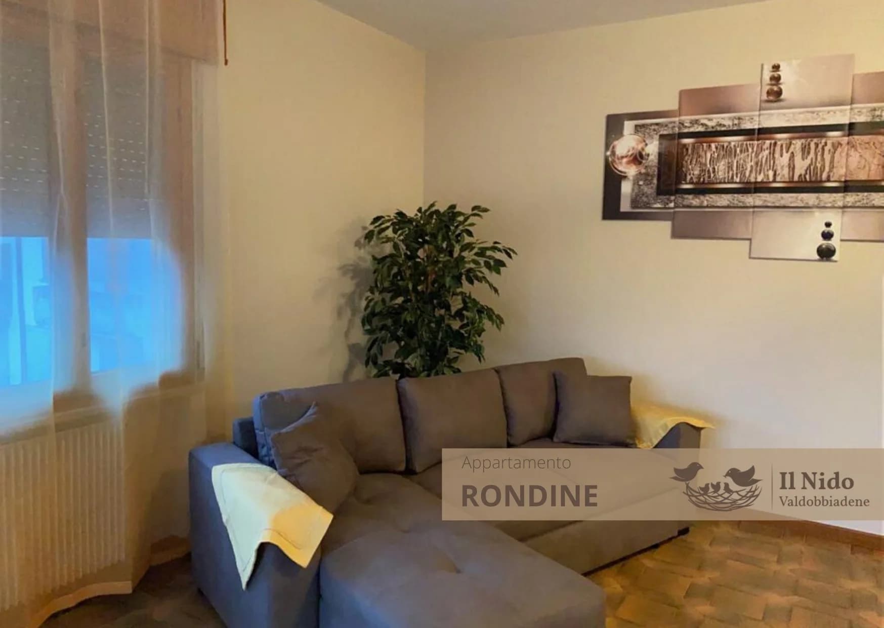 Camera da letto appartamento Rondine